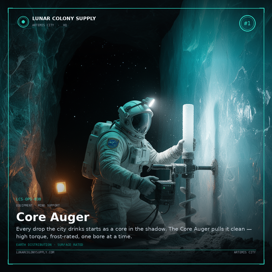 Core Auger — Equipment · Mine Support