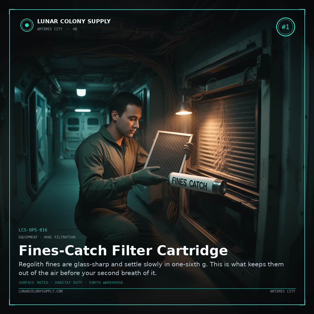 Fines-Catch Filter Cartridge — Equipment · HVAC Filtration